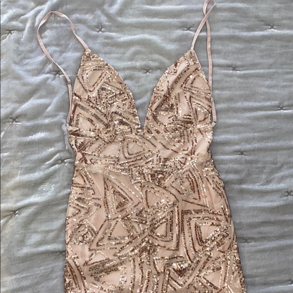 Fashion Nova sequined jumpsuit